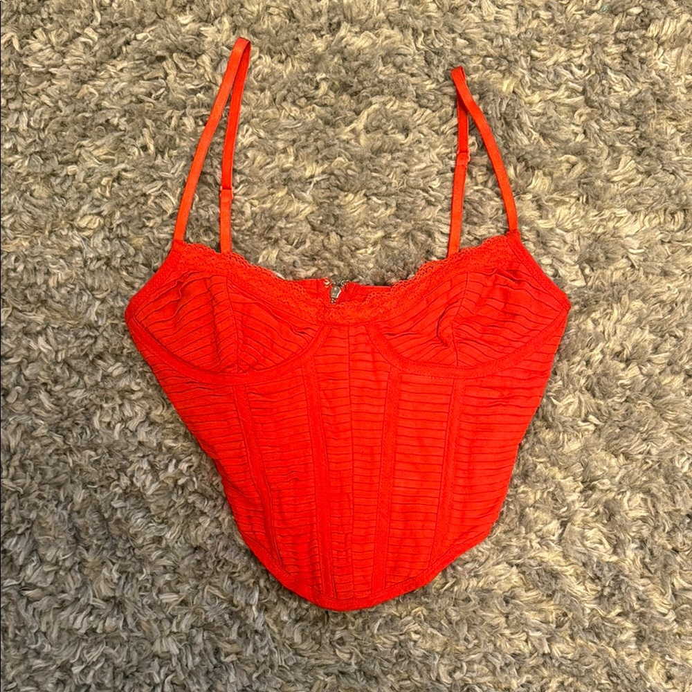 Red Corset Top
